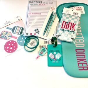 Michaels green Pickleball Dink Responsibly items.